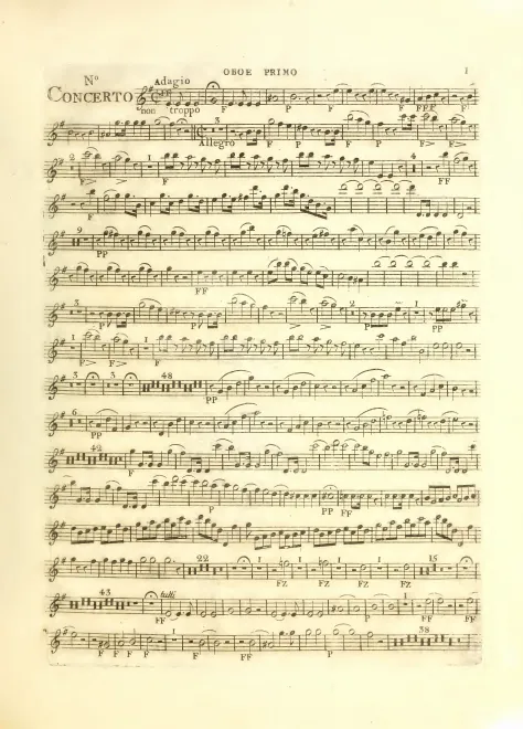 Oboe 1, 2