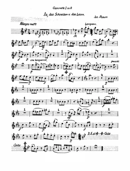 Clarinet 1, 2 (A)