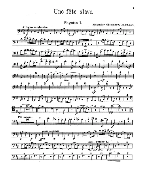 Bassoon 1, 2