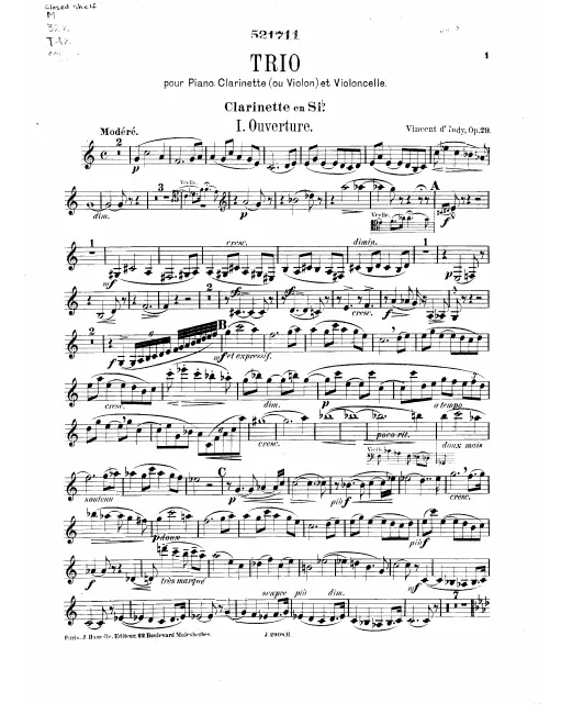 Complete Parts and Score