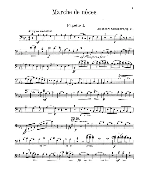Bassoon 1, 2