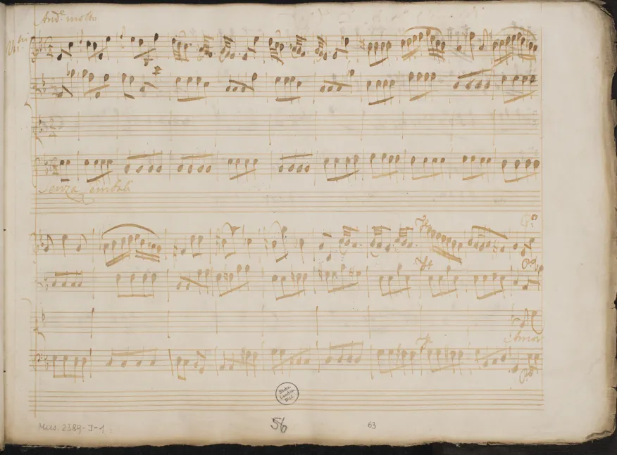 Act II, Sc.4. Aria of Licori: Amor mio la cruda sorte