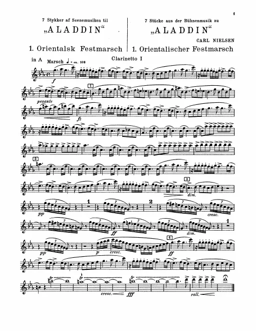 Clarinet 1, 2 (A/B)