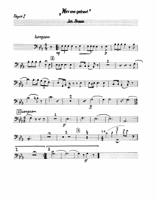 Bassoon 1, 2
