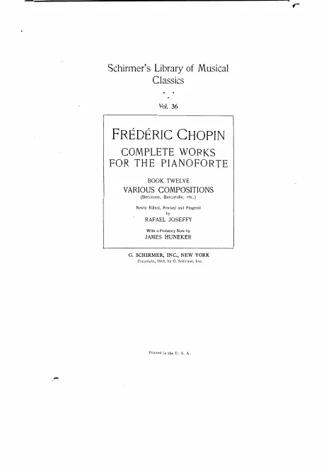Book 12 (10): Various Compositions