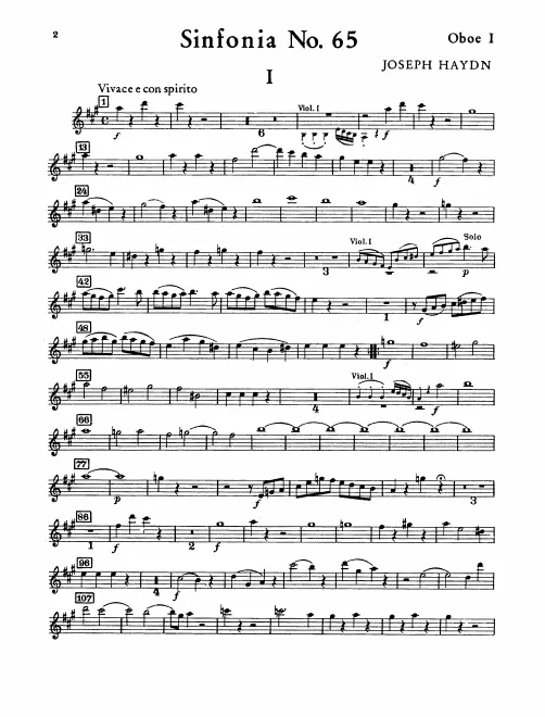 Oboe 1, 2