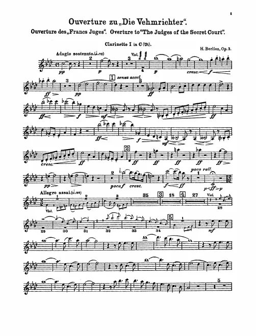 Clarinet 1, 2 (C)