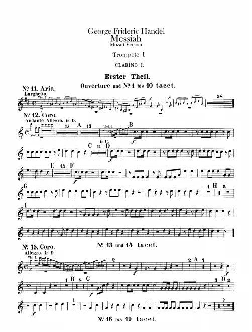 Trumpet 1, 2 (D, C)