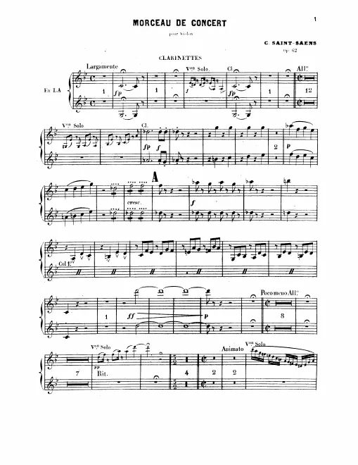 Clarinet 1/2 (A)