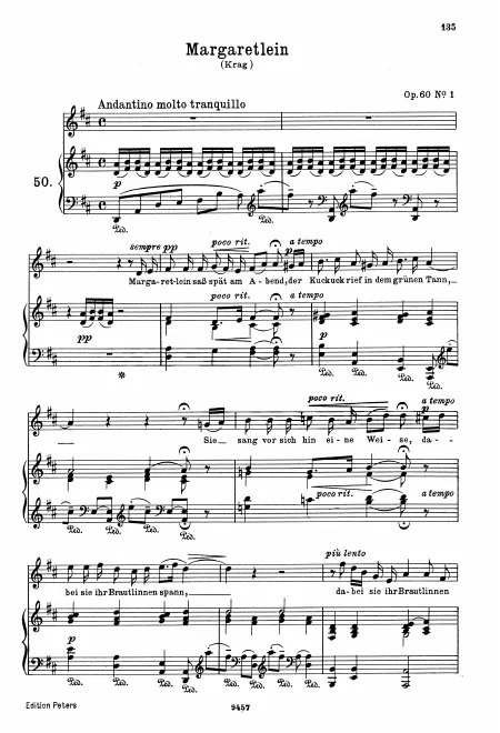 Complete Score (original / high voice, )