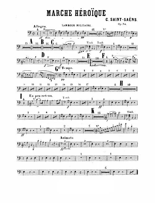 Snare Drum, Bass Drum/Cymbals