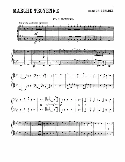 Trombone 1/2, 3