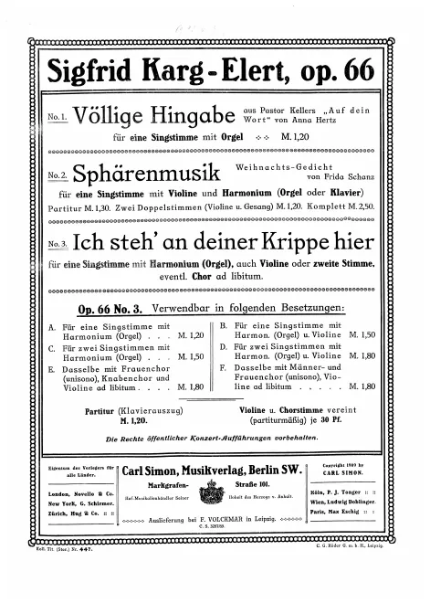 1. Völlige Hingabe