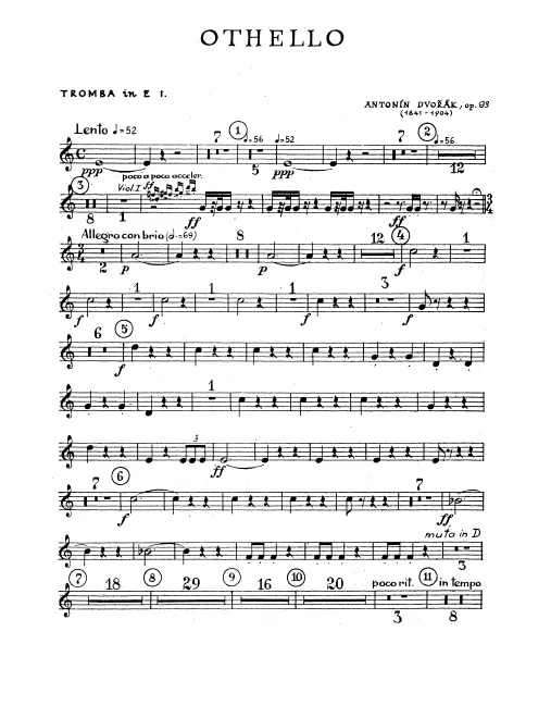 Trumpet 1, 2 (E)
