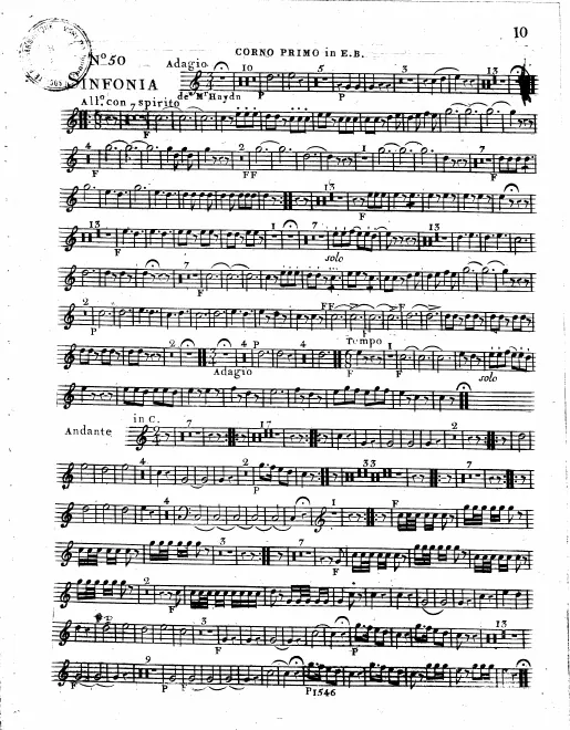 Horn 1, 2 (E)