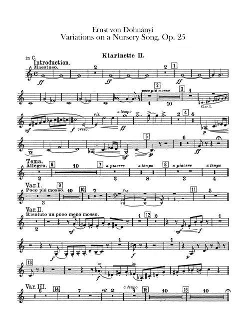 Clarinet 2 (C)