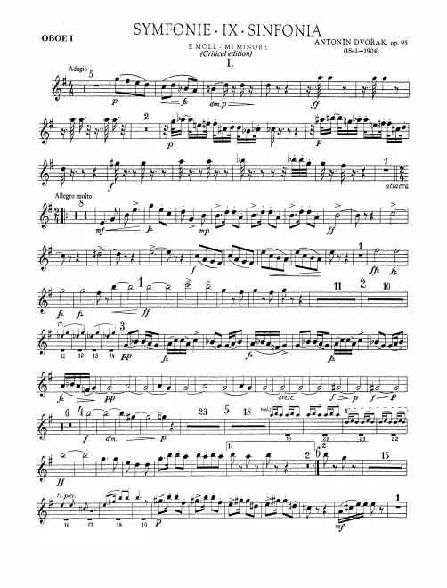 Oboe 1, 2, English Horn