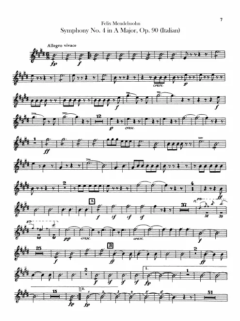 Horn 1 (F, Transposed)