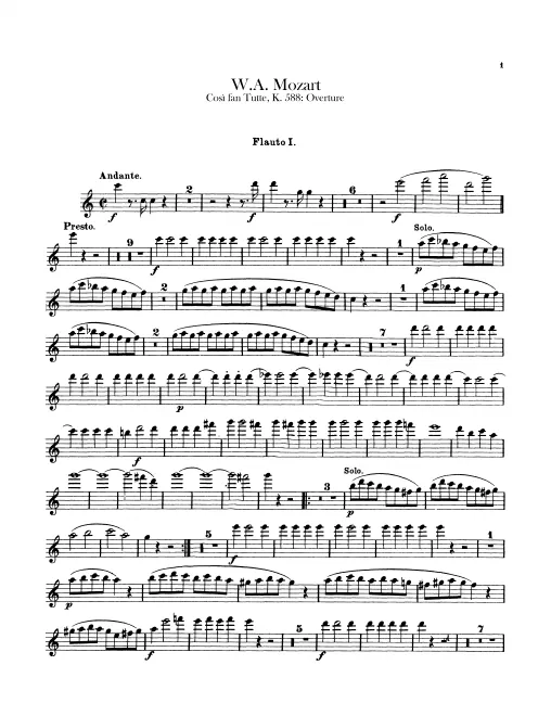 Flute 1, 2