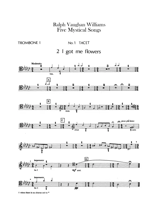 Trombone 1, 2, 3, Tuba