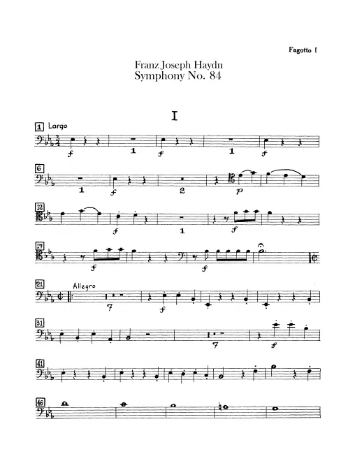 Bassoon 1, 2