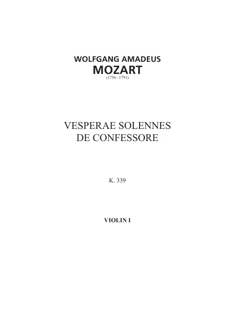 Violins I