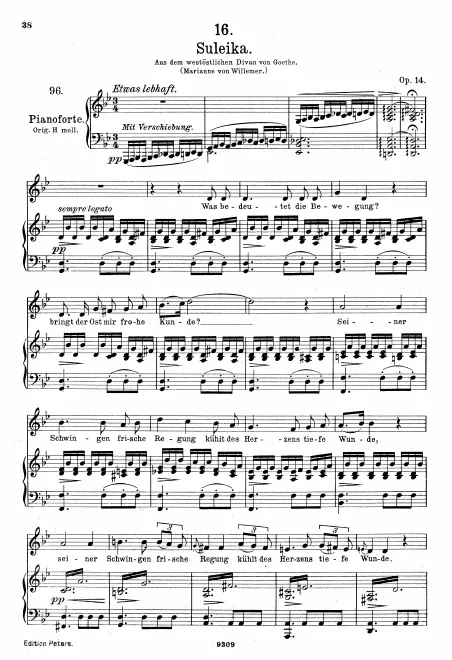 Complete Score (Medium voice, transposed to )