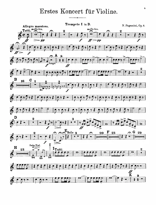 Trumpet 1, 2 (D)