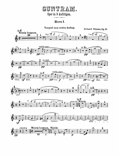 Horn 1, 2, 3, 4 (F/E/E)