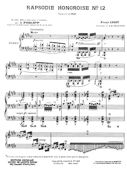 Complete Score (S.244/12)