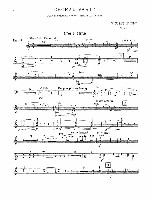 Horn 1/2, 3/4 (F)
