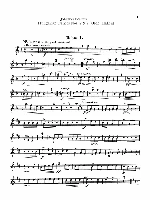 Oboe 1, 2