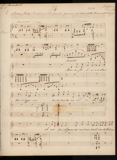 Recitativo: Mura felici (Act I)