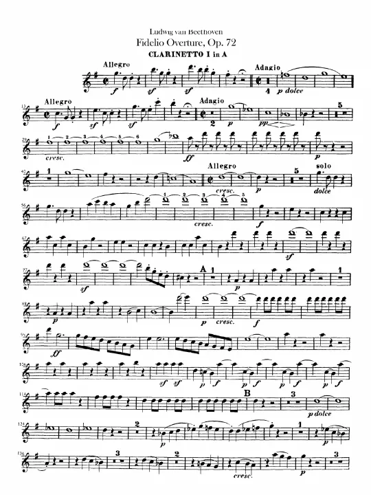 Clarinet 1, 2 (A)