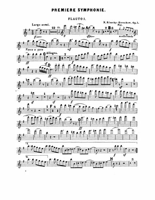 Flute 1, 2