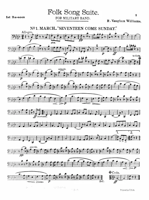 Bassoon 1, 2
