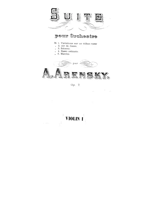 Violins I