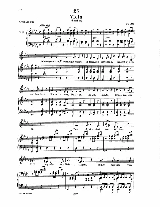 Complete Score (Low Voice, transposed to )