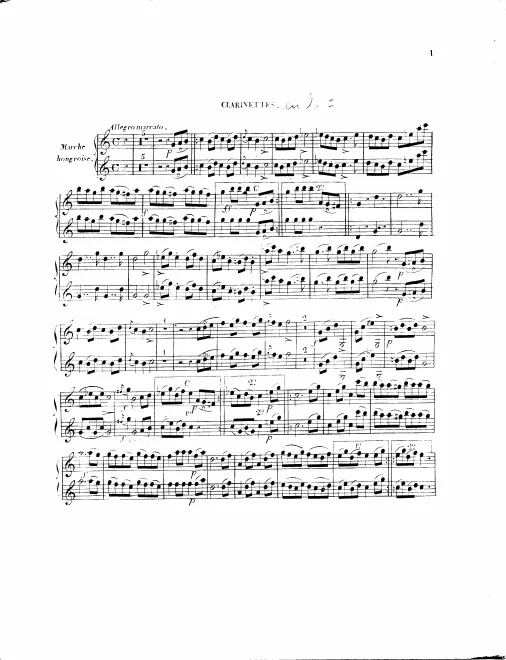 Clarinet 1/2 (A)