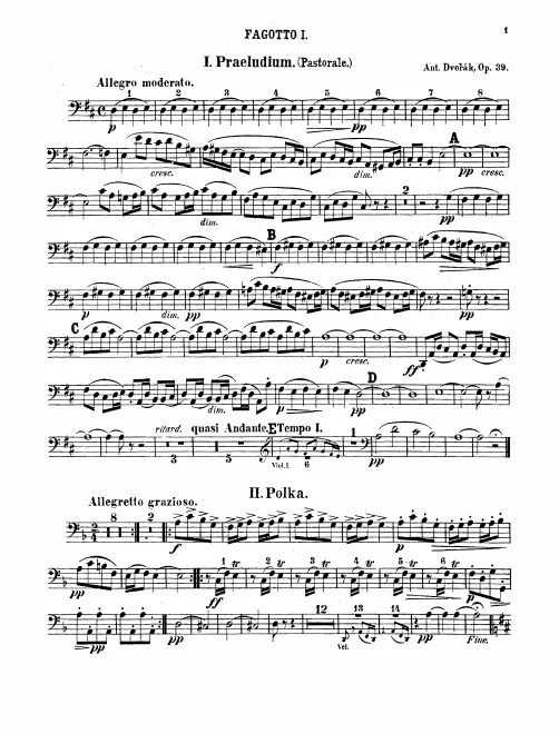 Bassoon 1, 2