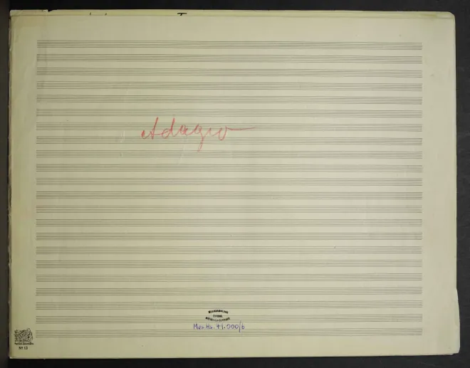 1. Sketches. (Mus.Hs.41000/6)
