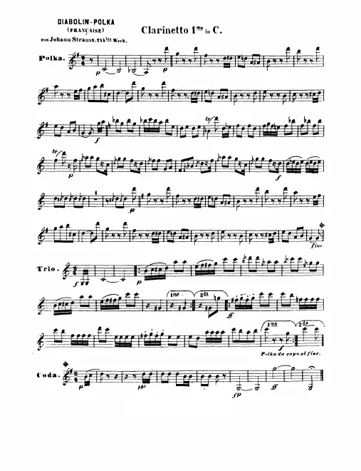 Clarinet 1, 2 (C)