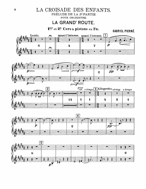 Horn 1/2, 3/4 (F)