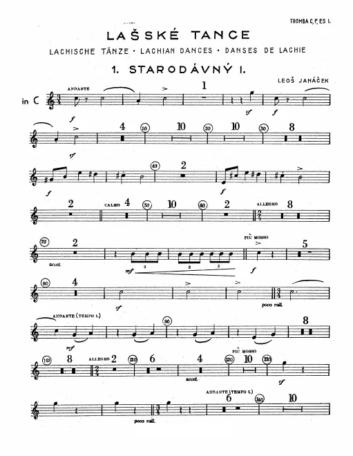 Trumpet 1, 2 (C/E/F)