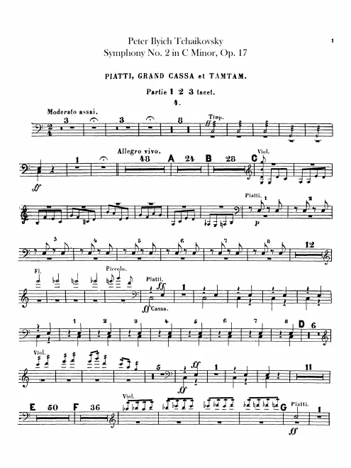 Cymbals/Bass Drum/Tam-Tam