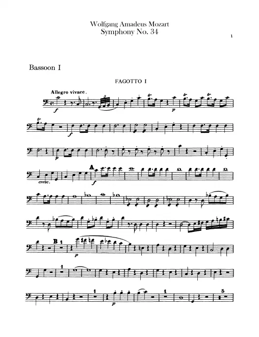 Bassoon 1, 2