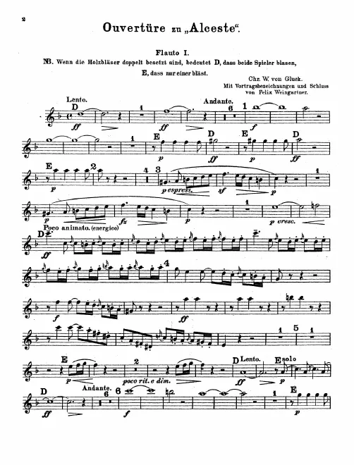 Flute 1, 2