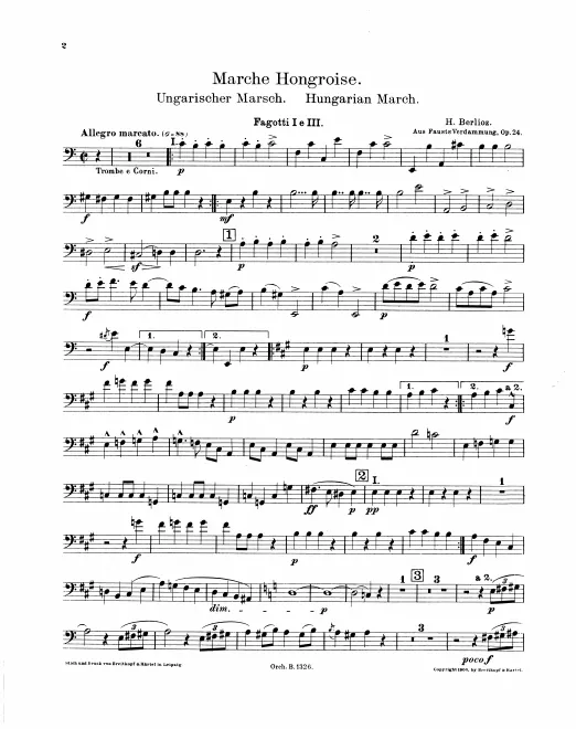 Bassoon 1/3, 2/4