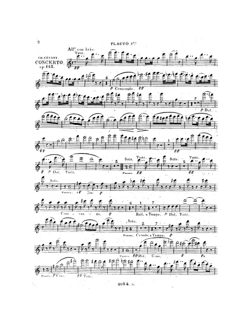 Flute 1, 2
