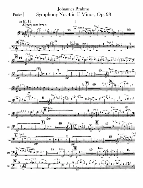 Timpani, Triangle